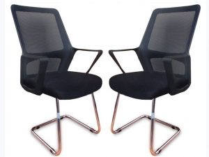 GHẾ PHÒNG HỌP LƯỚI GL418-CHÂN MẠ