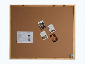 Bảng ghim Lie khung gỗ tự nhiên BG0912GTT treo tường