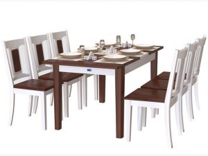 BỘ BÀN GHẾ ĂN HGB71AN4 + HGG71